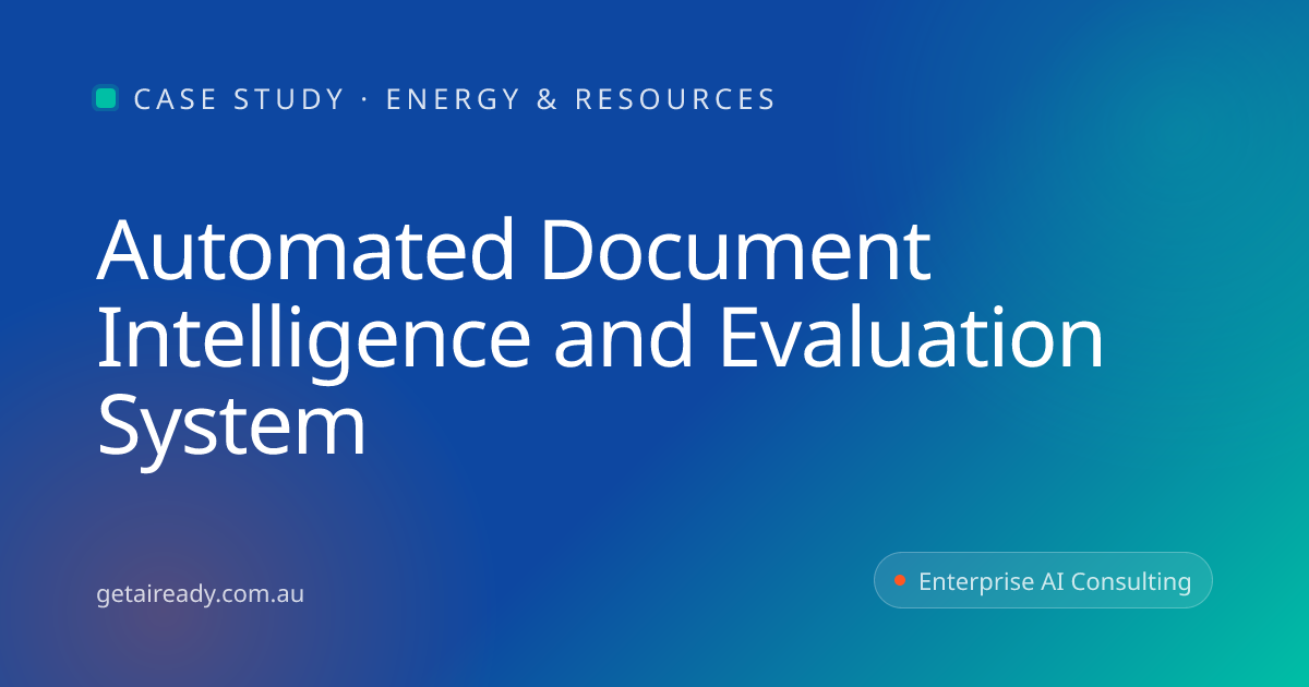 Automated Document Intelligence and Eva… | Get AI Ready
