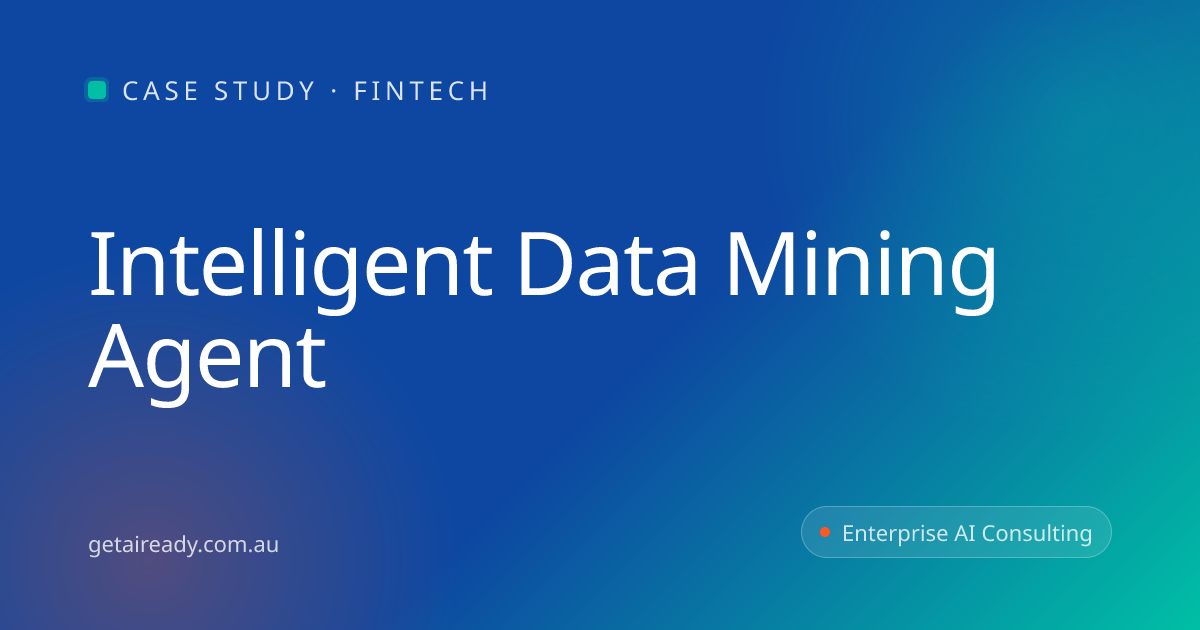 Intelligent Data Mining Agent | Get AI Ready