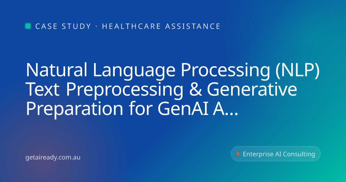 Natural Language Processing (NLP) Text… | Get AI Ready