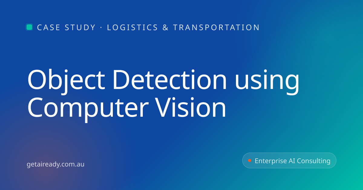 Object Detection using Computer Vision | Get AI Ready